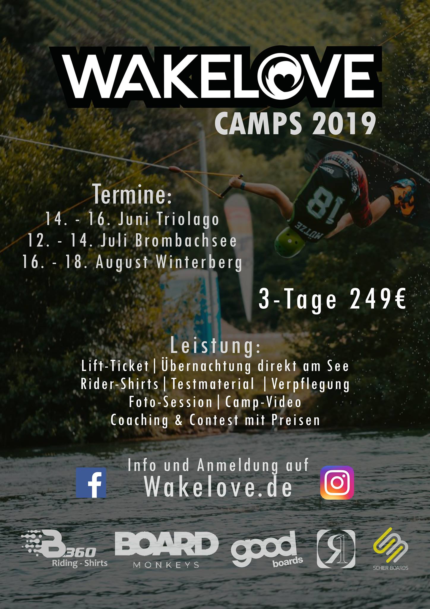 Wakelove Wakeboard-Camps